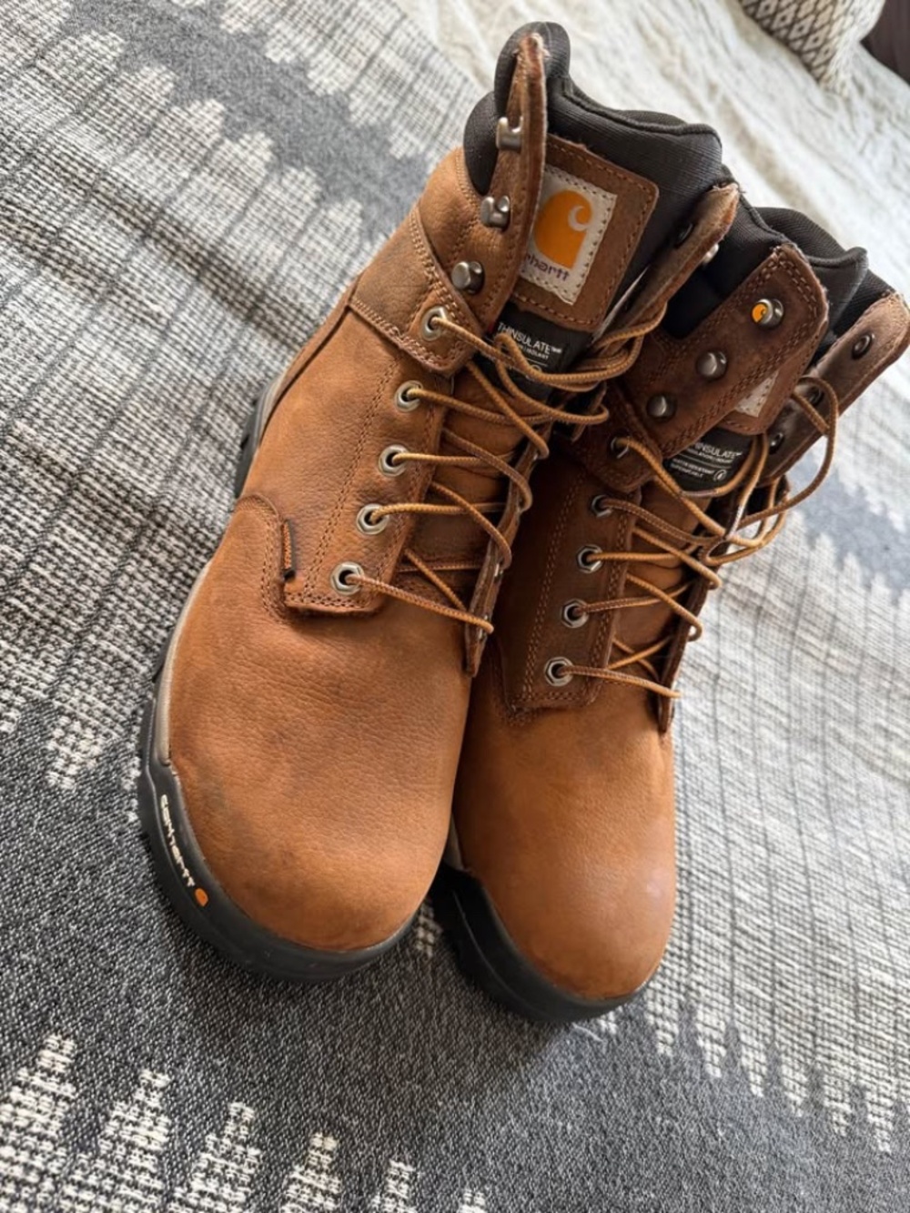 NEW SIZE 8.5 Carhartt Men’s CME8047 Ground Force 8’’ waterproof soft toe boot